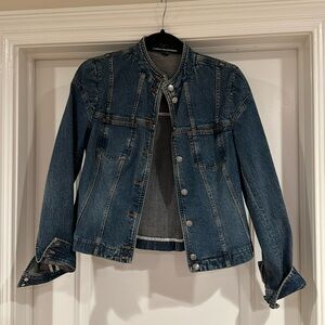 COMPANY ELLEN TRACY Blue Jean Jacket size 4